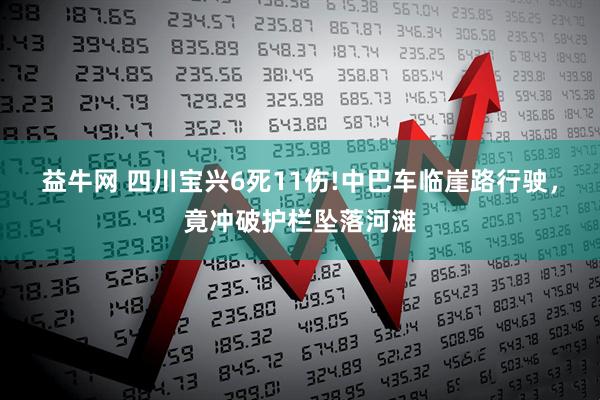 益牛网 四川宝兴6死11伤!中巴车临崖路行驶，竟冲破护栏坠落河滩